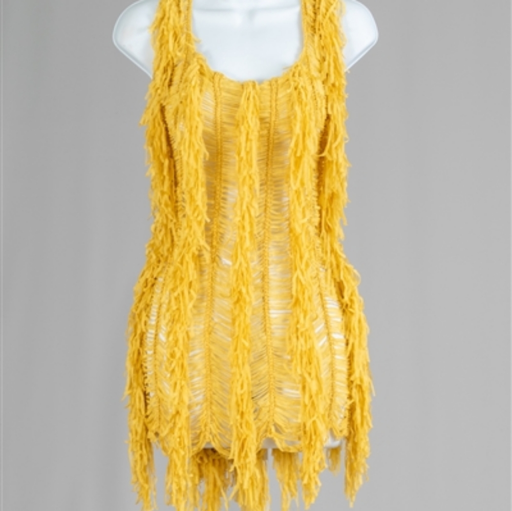 🎉Clearance🎉Mustard Fringe Tank